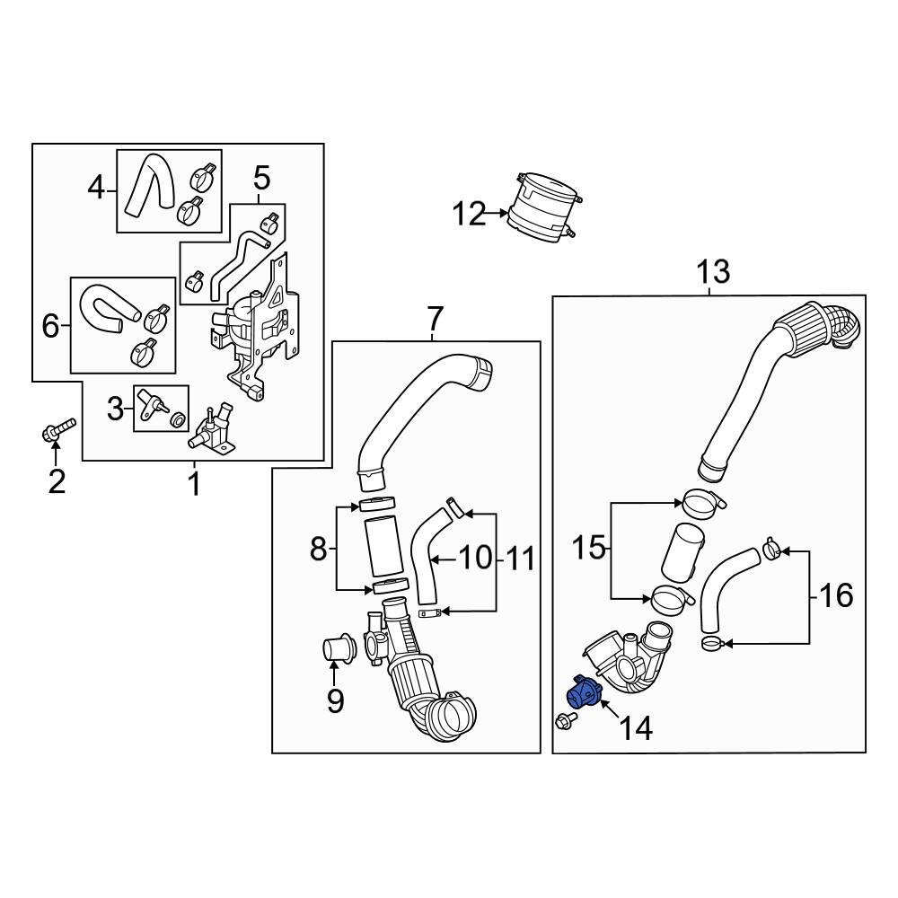 Genesis OE 394502M400 Exhaust Gas Recirculation (EGR) Valve