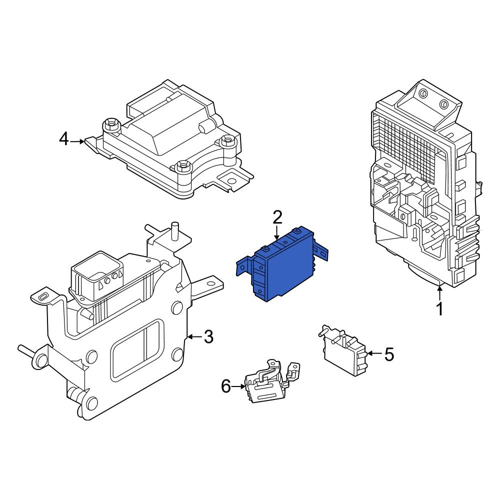Genesis OE 95490AR000 Electronic Stability System Control Module