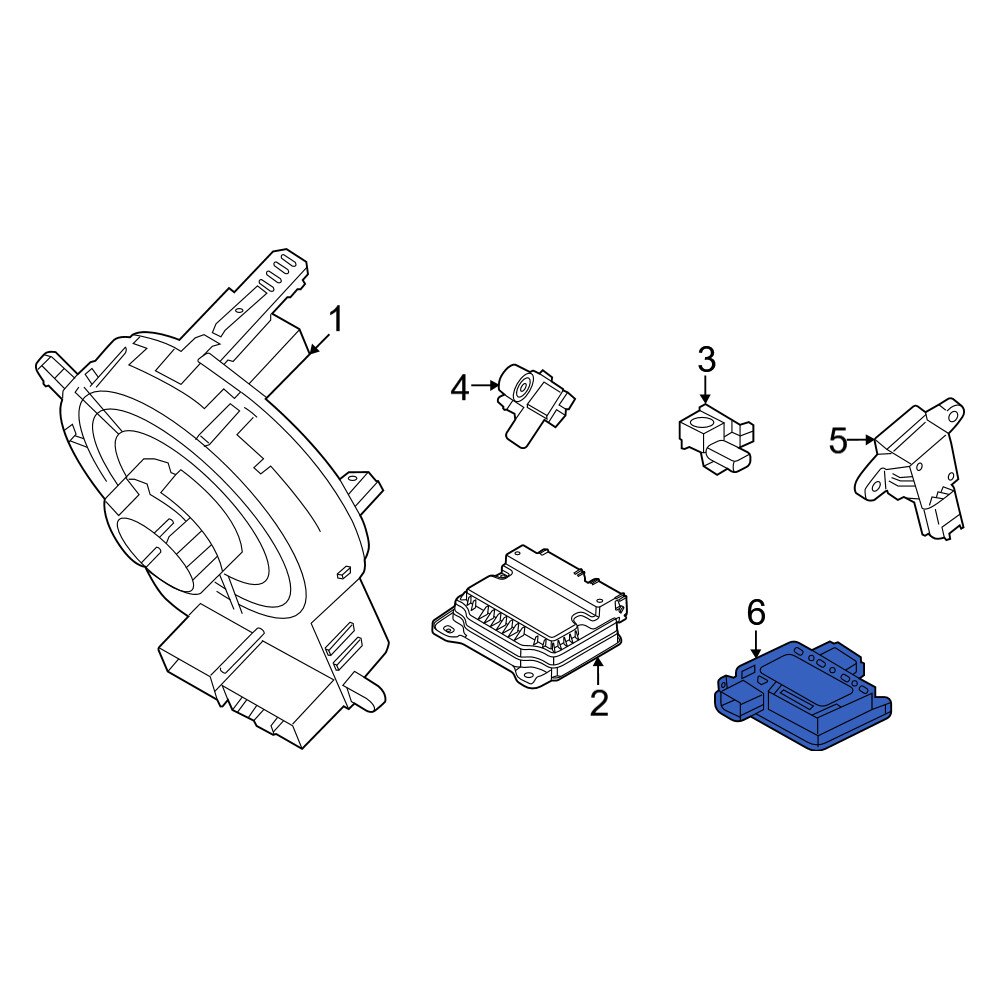 Genesis OE 95740AR100 Air Bag Seat Sensor Mat