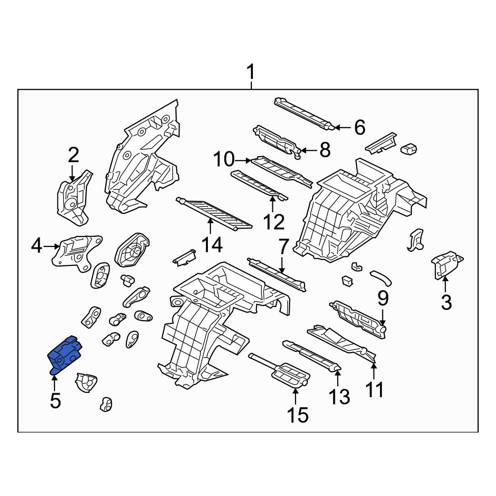 Genesis Oe J Hvac Air Inlet Door Actuator