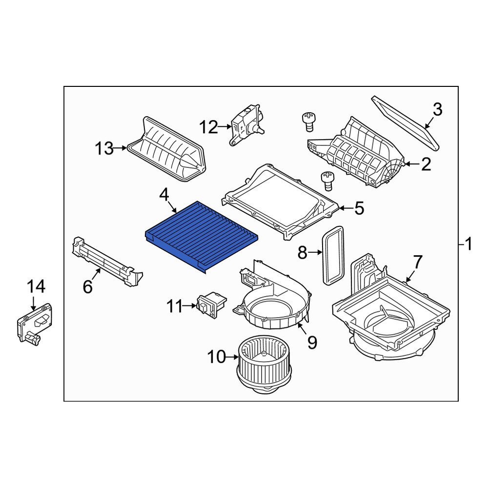 Genesis OE 97133D2500 Cabin Air Filter
