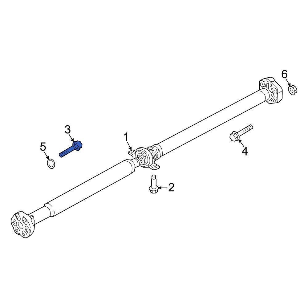 Genesis OE 493193M000 Front Drive Shaft Bolt