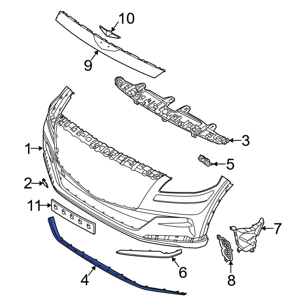 Genesis Oe T Front Valance Panel