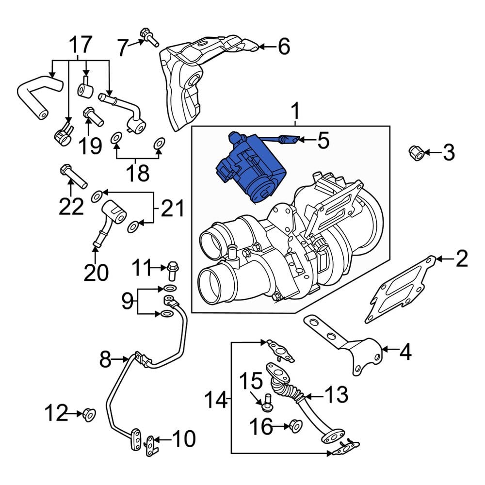Genesis OE 394002T000 Turbocharger Wastegate Actuator