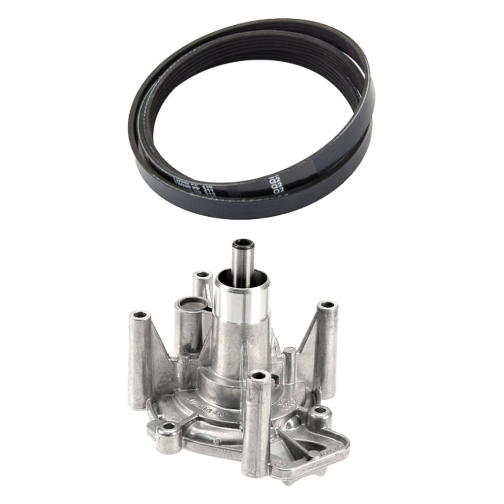 Genuine® BNDL-120205 - Engine Coolant Water Pump and Serpentine Belt Kit