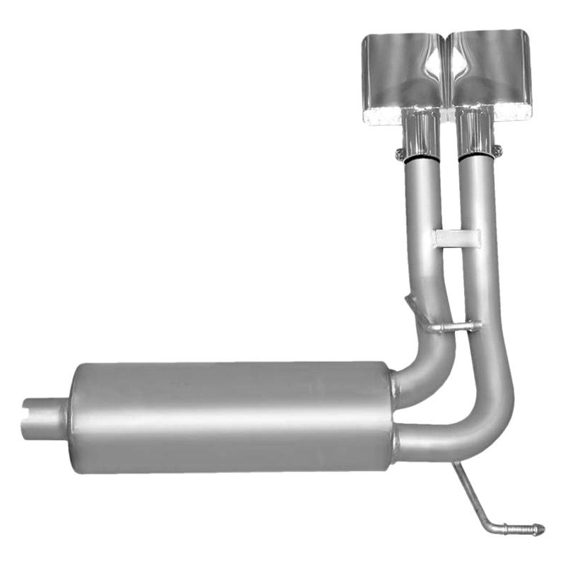 Gibson® Dodge Ram 2003 Super Truck™ Stainless Steel CatBack Exhaust