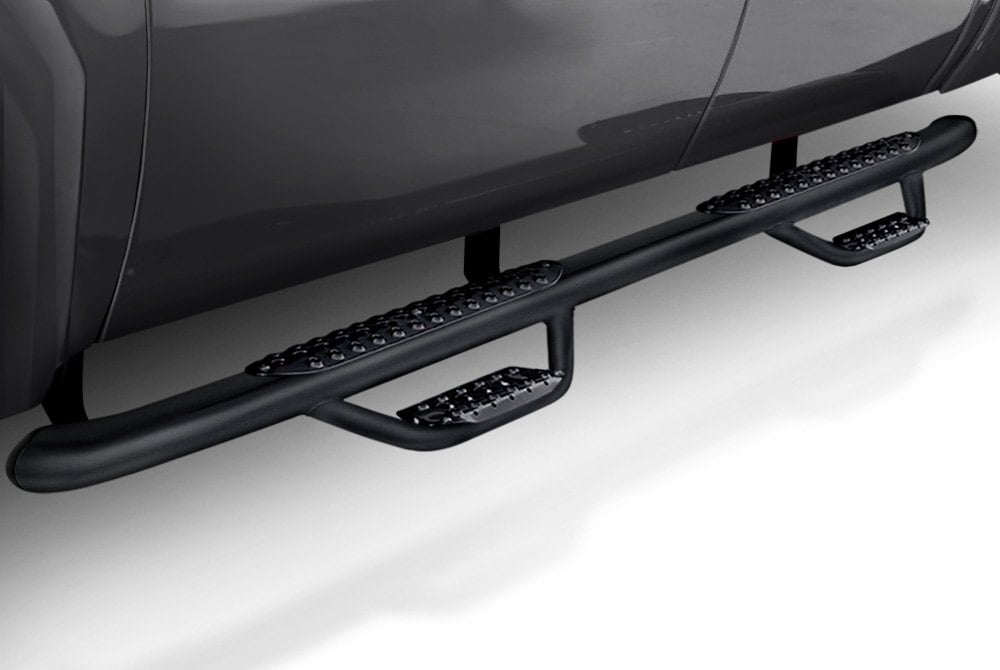 Pair Go Rhino D44176T Black Textured Dominator D4 Length SideStep for Ford Super Cab