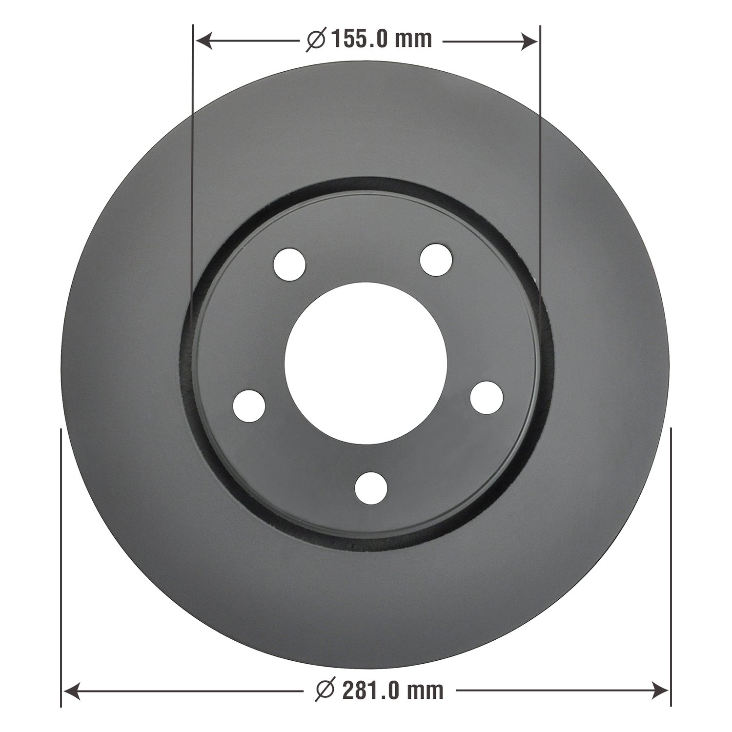 Goodyear Brakes® 214112GY Truck & SUV Vented Front Brake Rotor