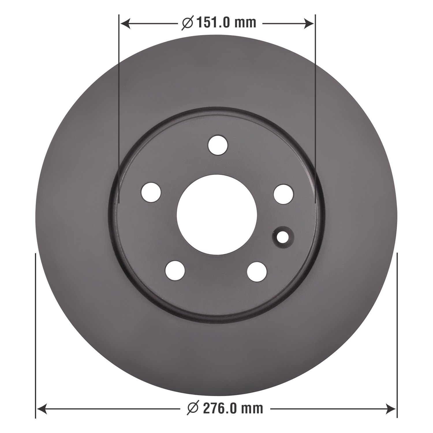 Goodyear Brakes® PRK47712F Premium Front Brake Kit
