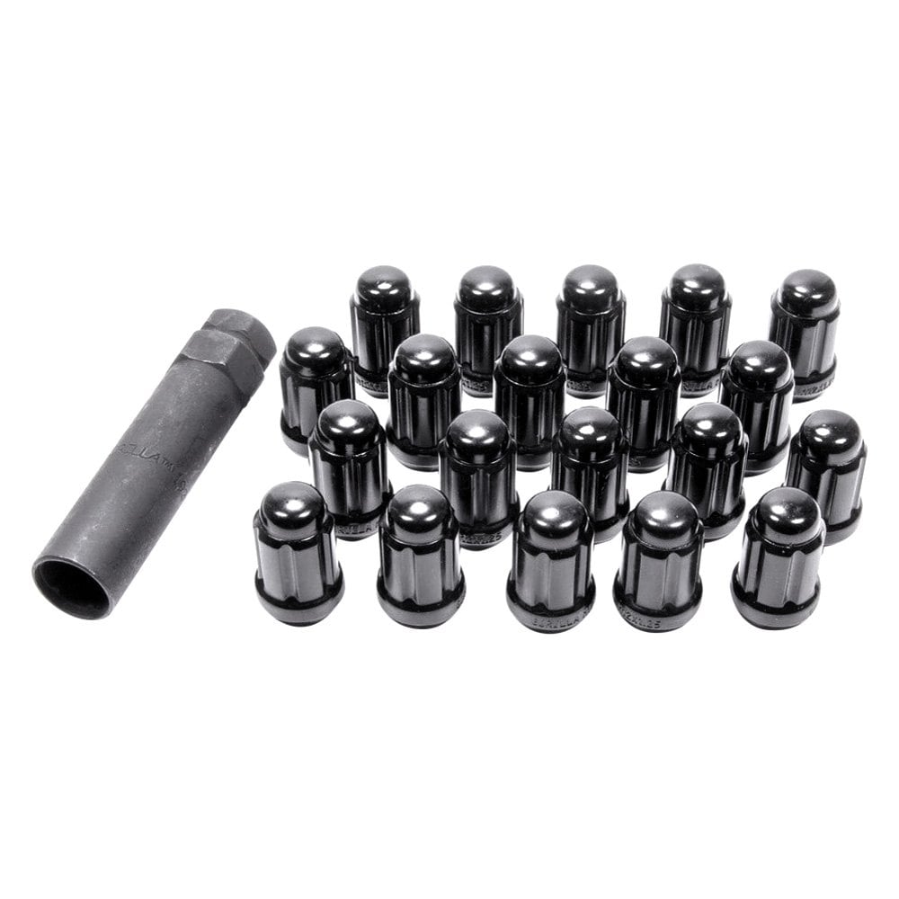 black chrome lug nuts