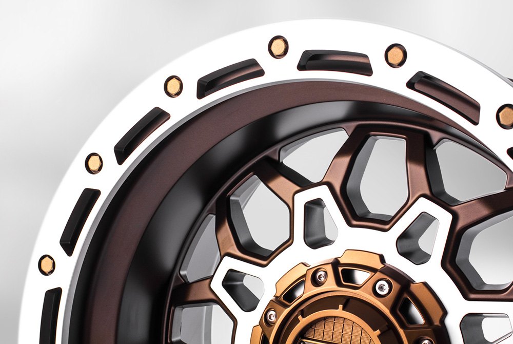 GRID OFFROAD® GD9 Wheels Matte Bronze with Milled Accents Rims
