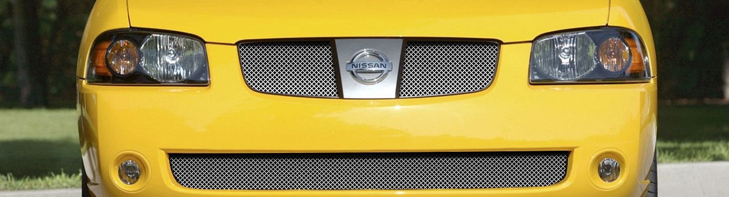 2006 Nissan Sentra Custom Grilles - Billet, Mesh, LED, Chrome, Black