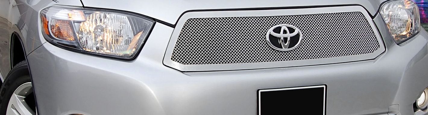 2016 Toyota Highlander Front Grill Painted Black Grille For 2004-2007 Toyota Highlander - Direct Replacement With Emblem Replacement Grille With Emblem - Foto 6