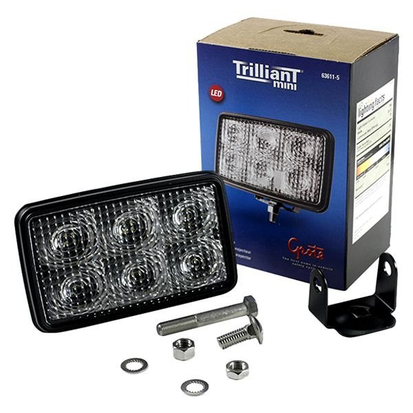 Grote 63611 Trilliant Mini LED Work Light Clear Flood Lamp 12V
