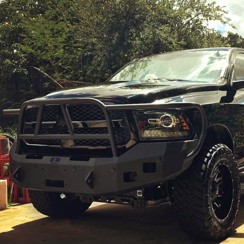 ram 1500 brush guard with winch