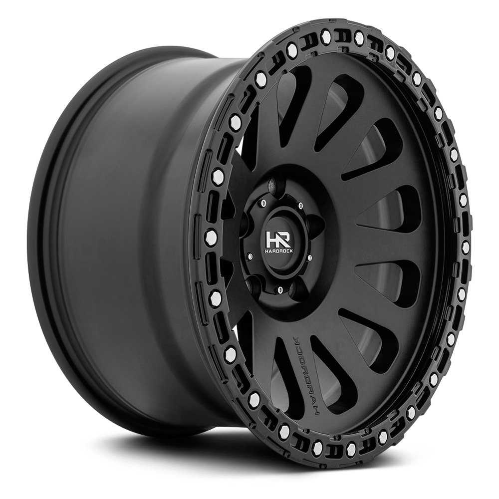 HARDROCK OFFROAD® H102 Wheels - Matte Black Rims - H102-179073112BB