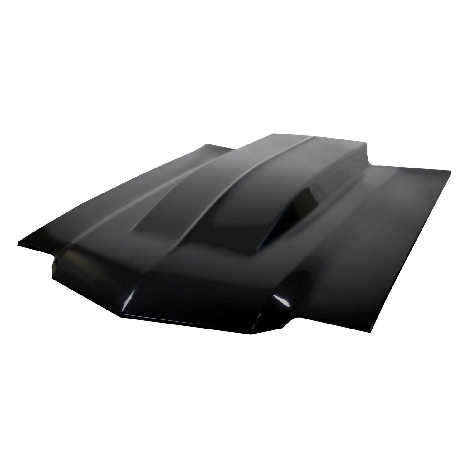 Harwood® B-22204 - Show Series 4" Cowl Bolt-On Fiberglass Hood (Unpainted)