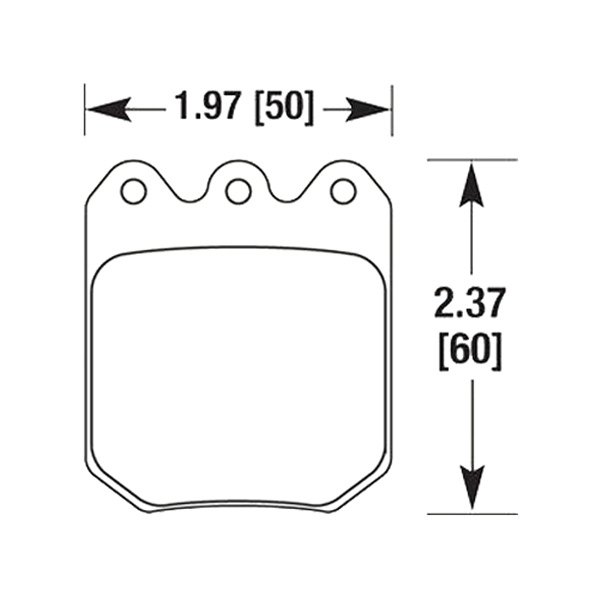 Hawk® HB622F.490 High Performance Street HPS Compound Brake Pads