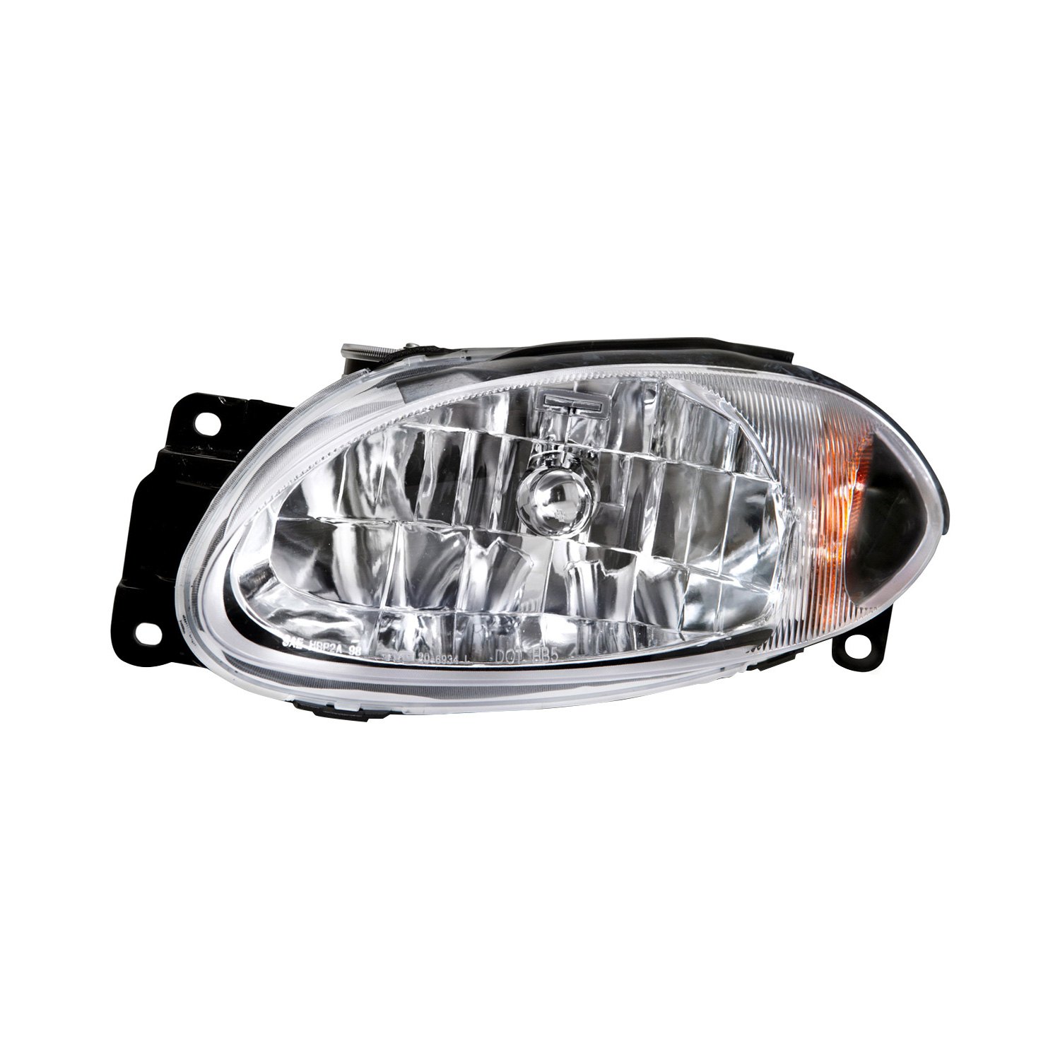 HeadlightsDepot™ Ford Escort ZX2 2003 Replacement Headlight