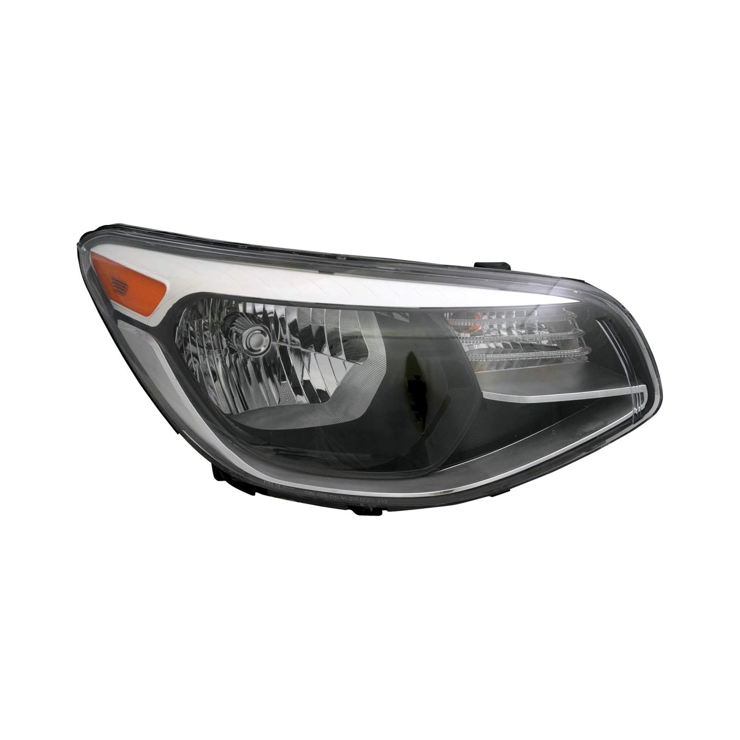 HeadlightsDepot™ Kia Soul with Factory Halogen Headlights 2014