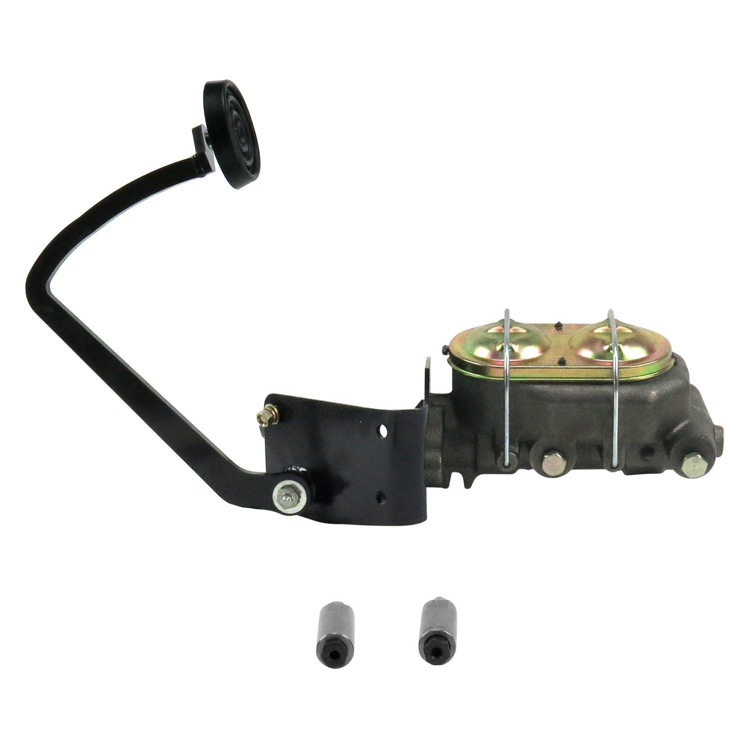 Helix® HEXPKA77DF4 Manual Brake Pedal Kit with Round Black Pad