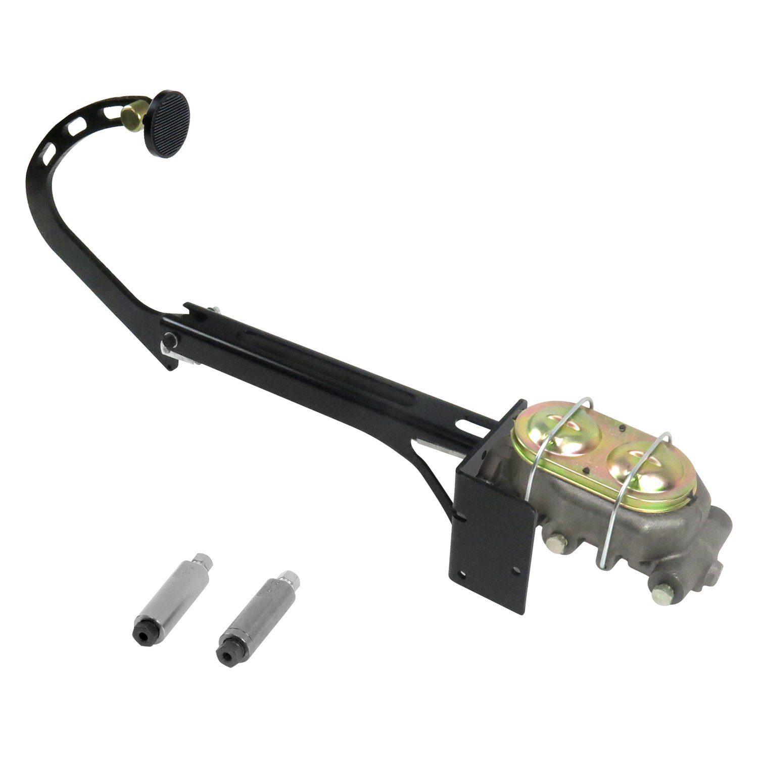 Helix® HEXPKA77FCC Manual Brake Pedal Kit with Round Black Pad