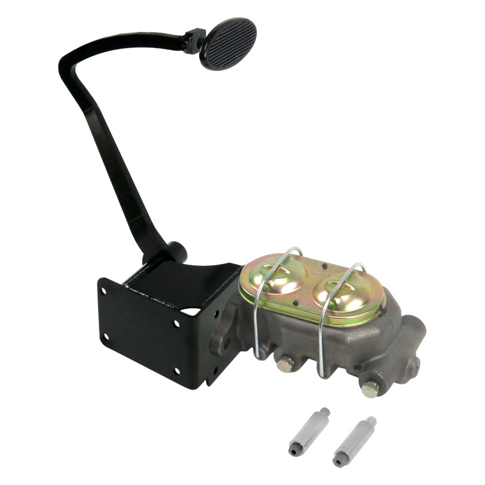 Helix® HEXPKA7811F Manual Brake Pedal Kit with Oval Small Black Pad