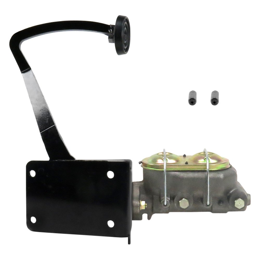 Helix® HEXPKA7816A Manual Brake Pedal Kit with Round Black Pad