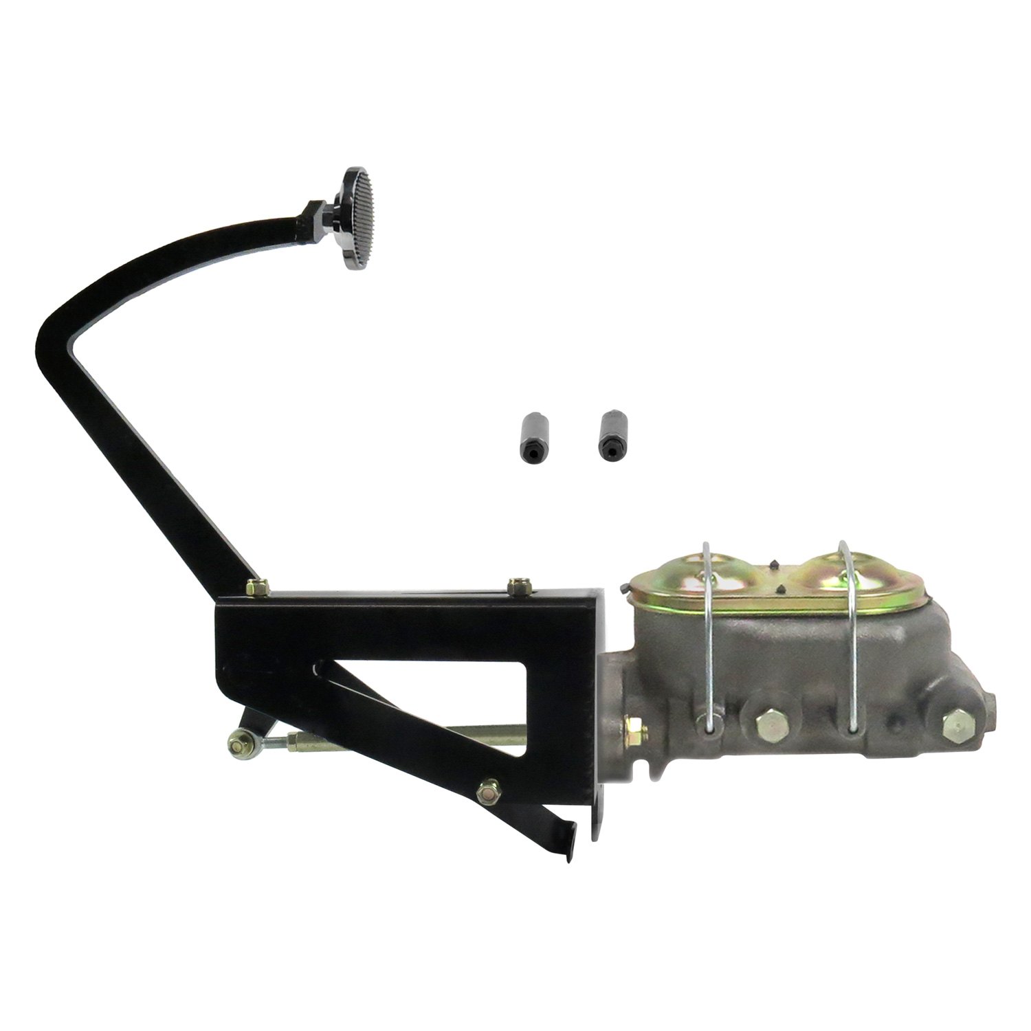 Helix® HEXPKA78FA4 Manual Brake Pedal Kit with Round Chrome Pad