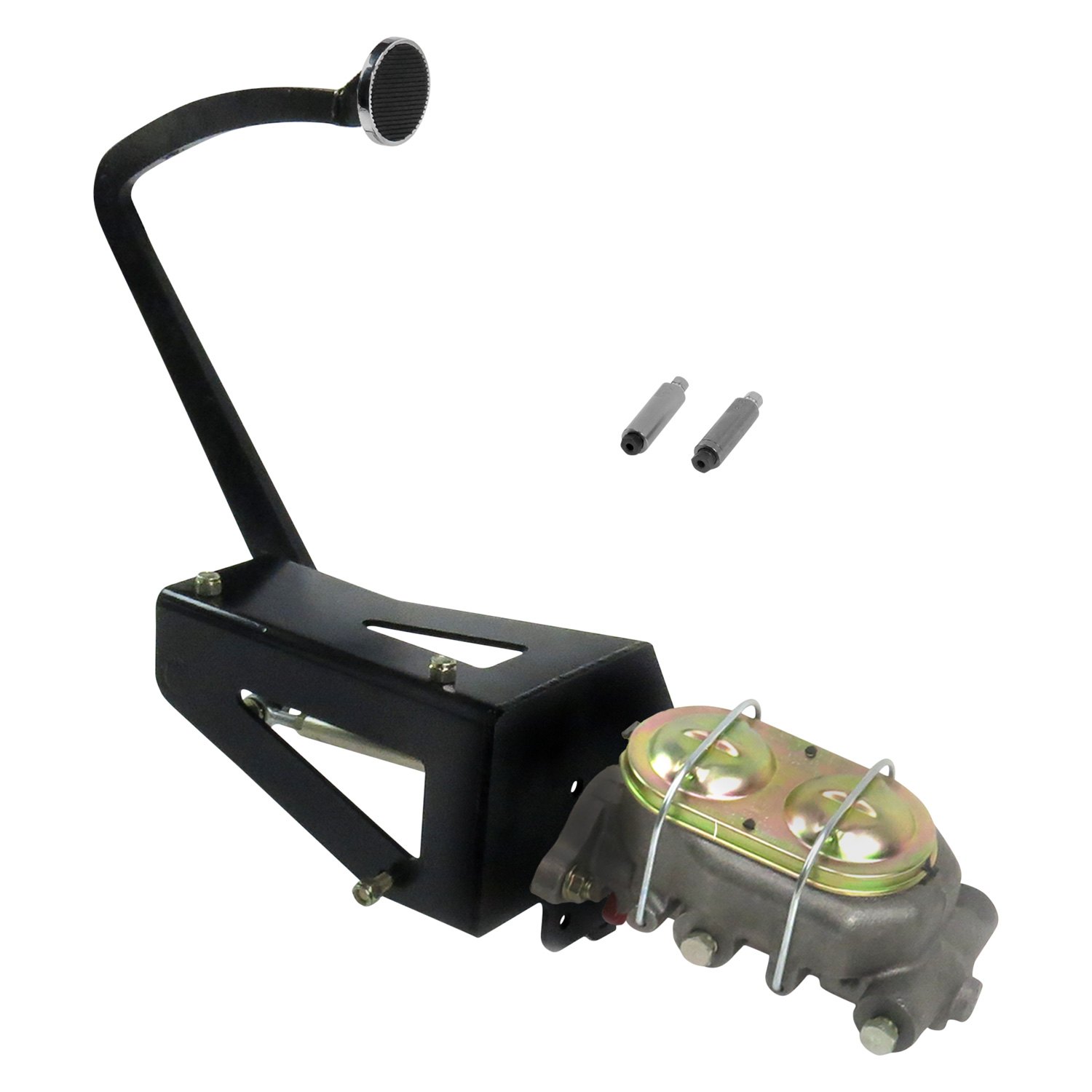 Helix® HEXPKA78FA4 Manual Brake Pedal Kit with Round Chrome Pad