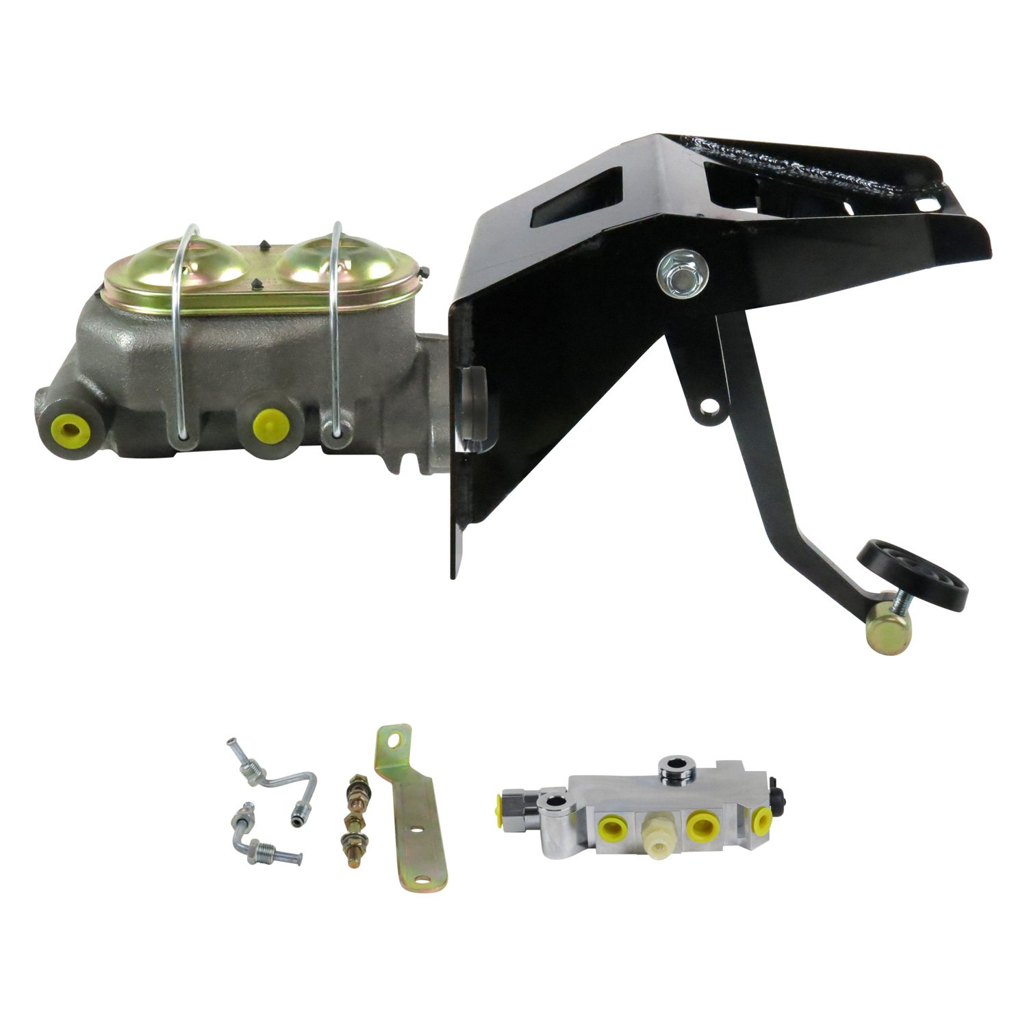 Helix® HEXPKA7915C Manual Brake Pedal Kit with Round Black Pad