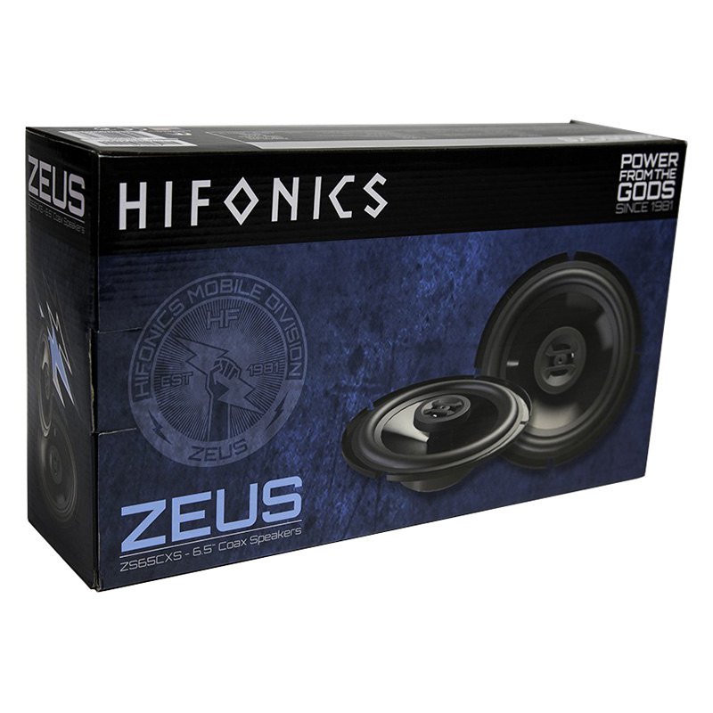 Hifonics® ZS65CXS Zeus Series 61/2" 3Way 300W 4 Ohm Coaxial Speakers