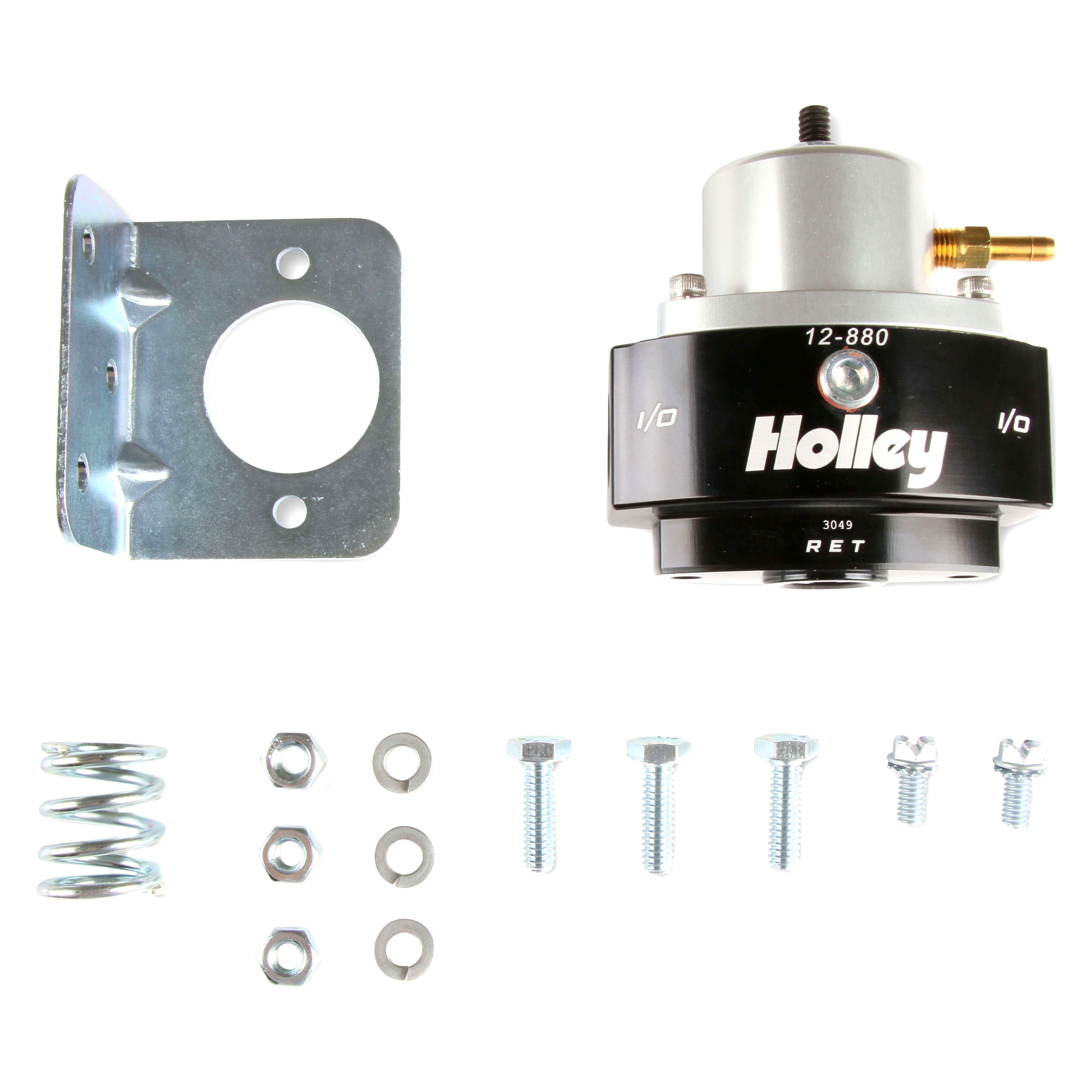 Holley® 12-880KIT - Billet Bypass Fuel Pressure Regulator Kit