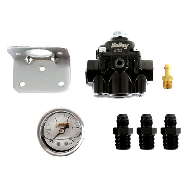 Holley® 12887KIT Billet Bypass Fuel Pressure Regulator Kit