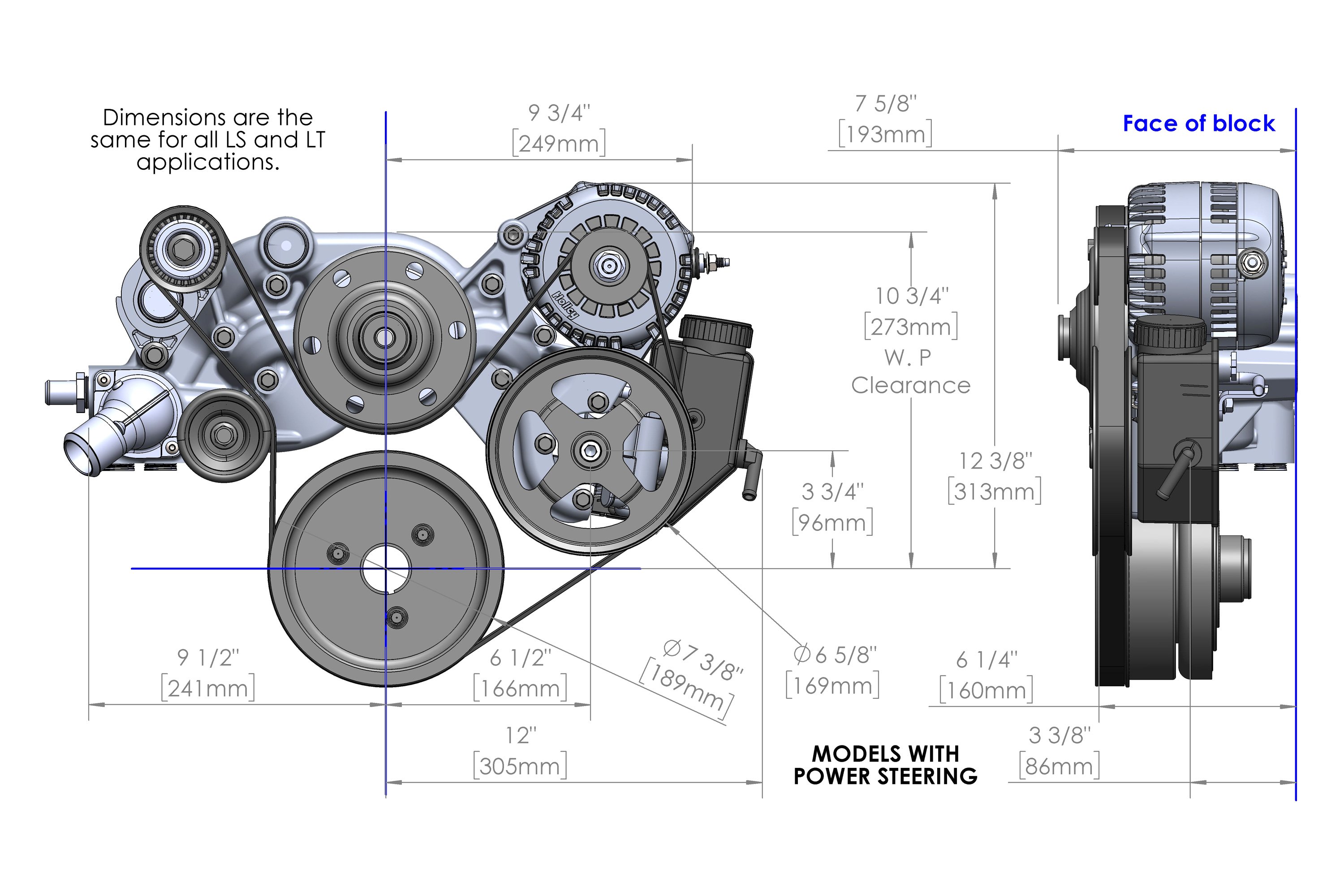 Holley® 20201 Premium MidMount Race Accessory System
