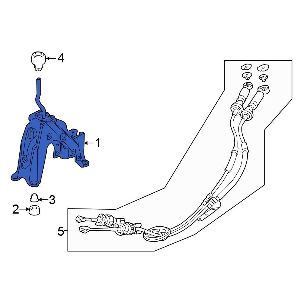 Honda OE 54100TBAA01 Manual Transmission Shift Lever