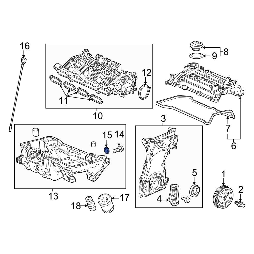 Honda OE 9410914000 Engine Oil Drain Plug Gasket