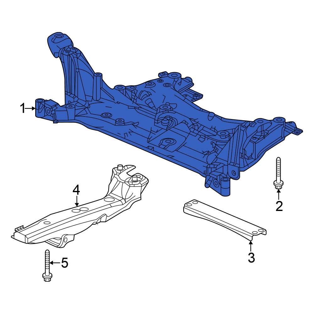 Honda OE 50200T20A02 Front Suspension Subframe Crossmember