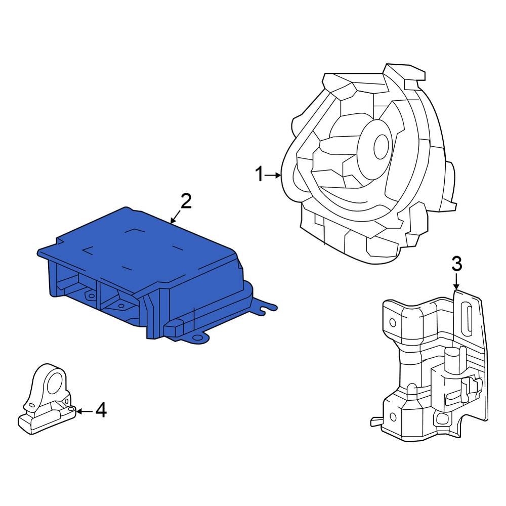 Honda OE 77960T60A92 Air Bag Control Module