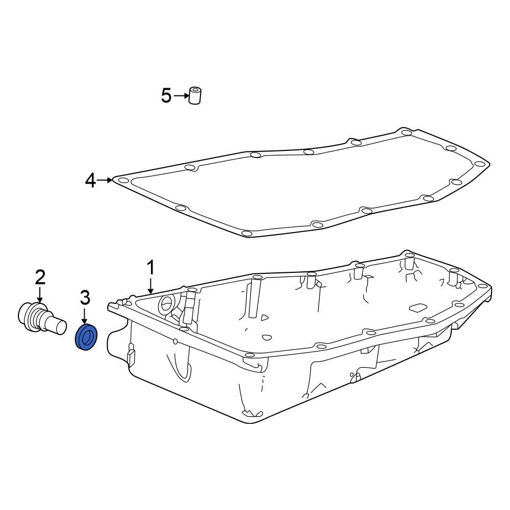 Honda OE 90471PX4000 Automatic Transmission Drain Plug Gasket