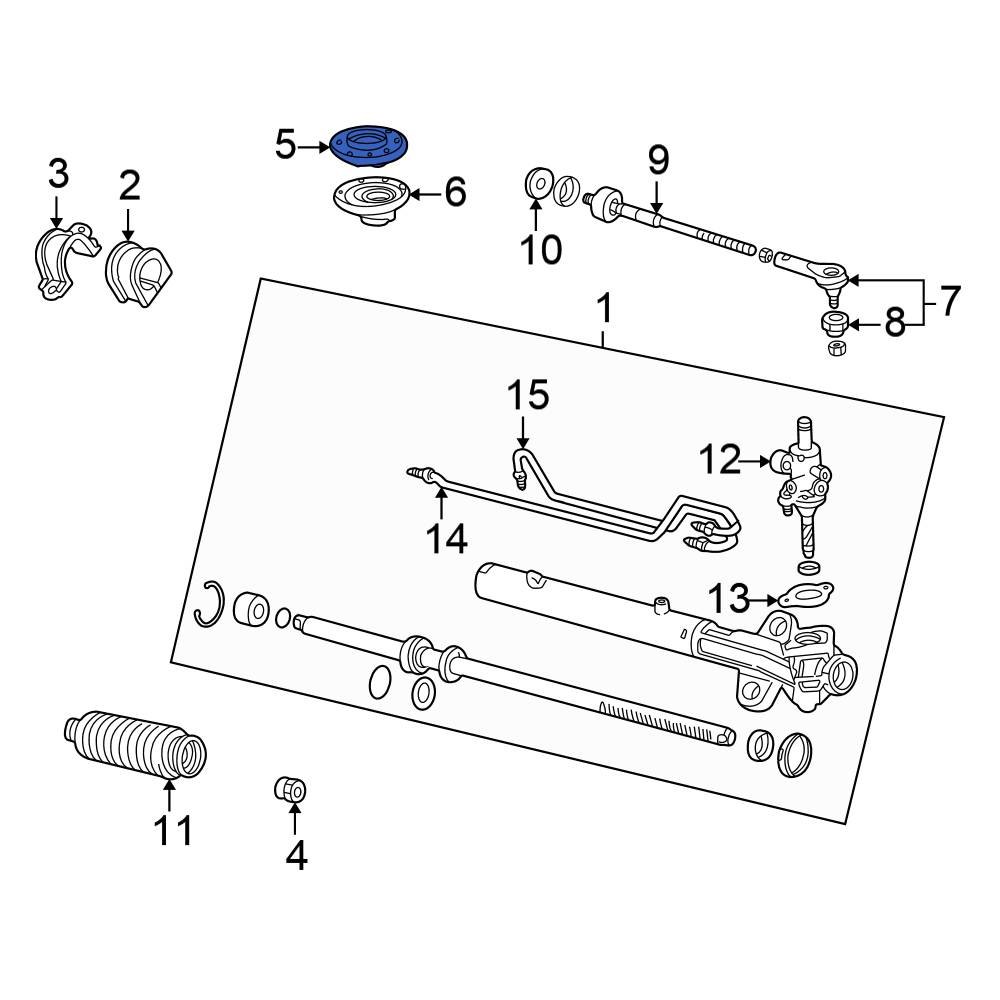 Honda OE 53501S0XA00 Upper Steering Column Shaft Seal