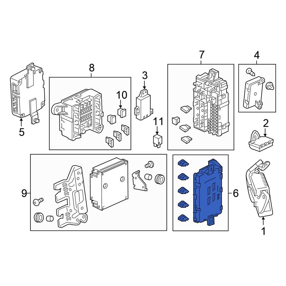 honda-oe-38210tk8a31-front-right-fuse-and-relay-center