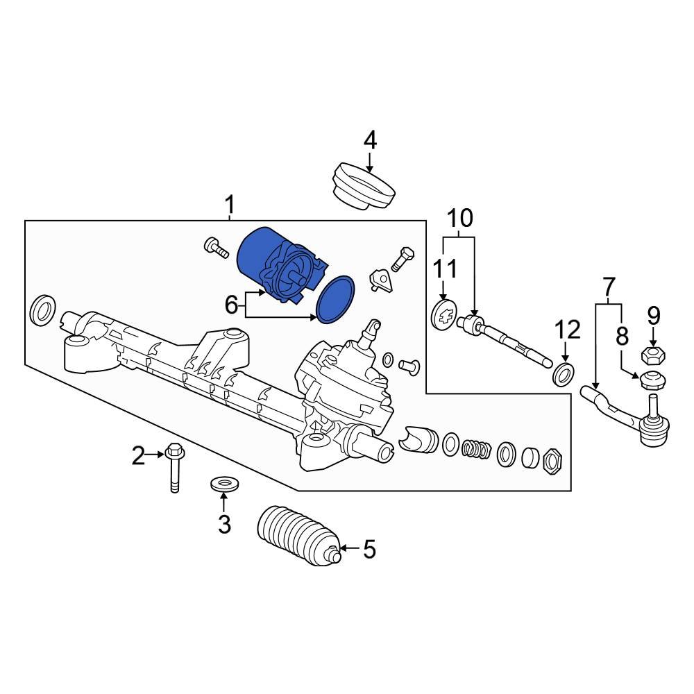 Honda OE 53602TV0E01 Power Steering Assist Motor