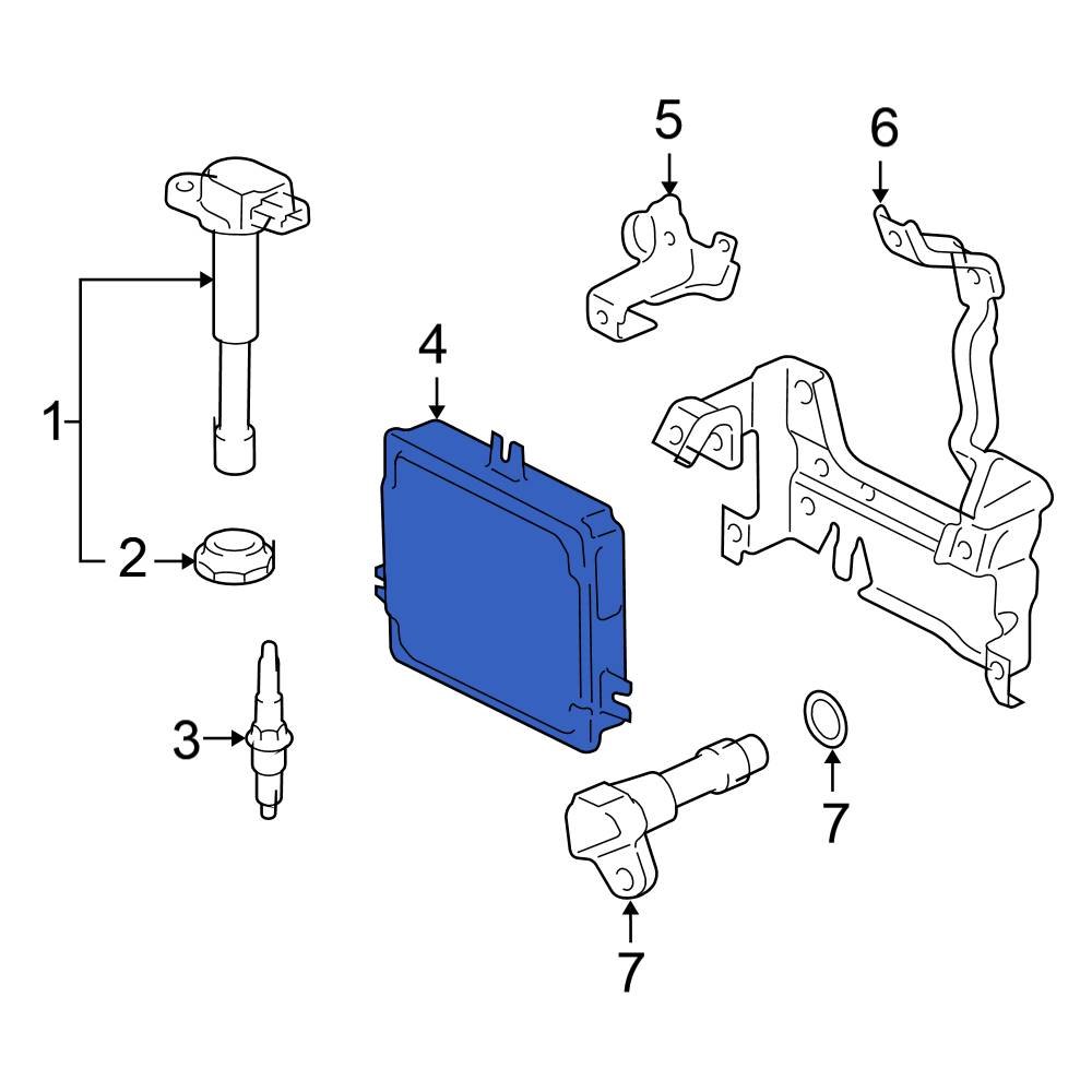 Honda OE 37820PNFA12 Engine Control Module (ECM)