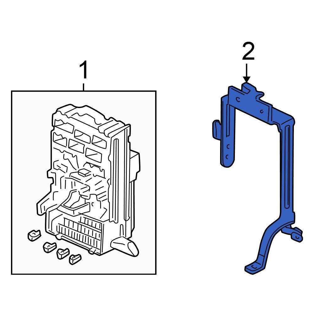 Honda OE 38201S5AA01 Fuse Box Bracket