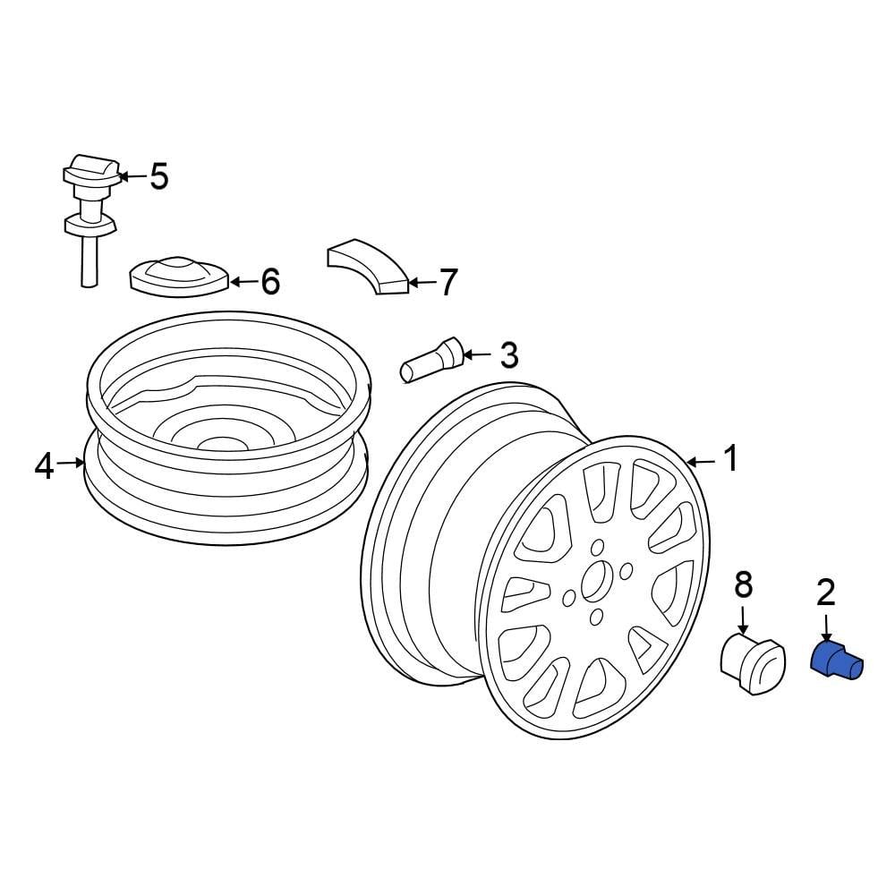 Honda OE 90304SF0751 - Wheel Lug Nut