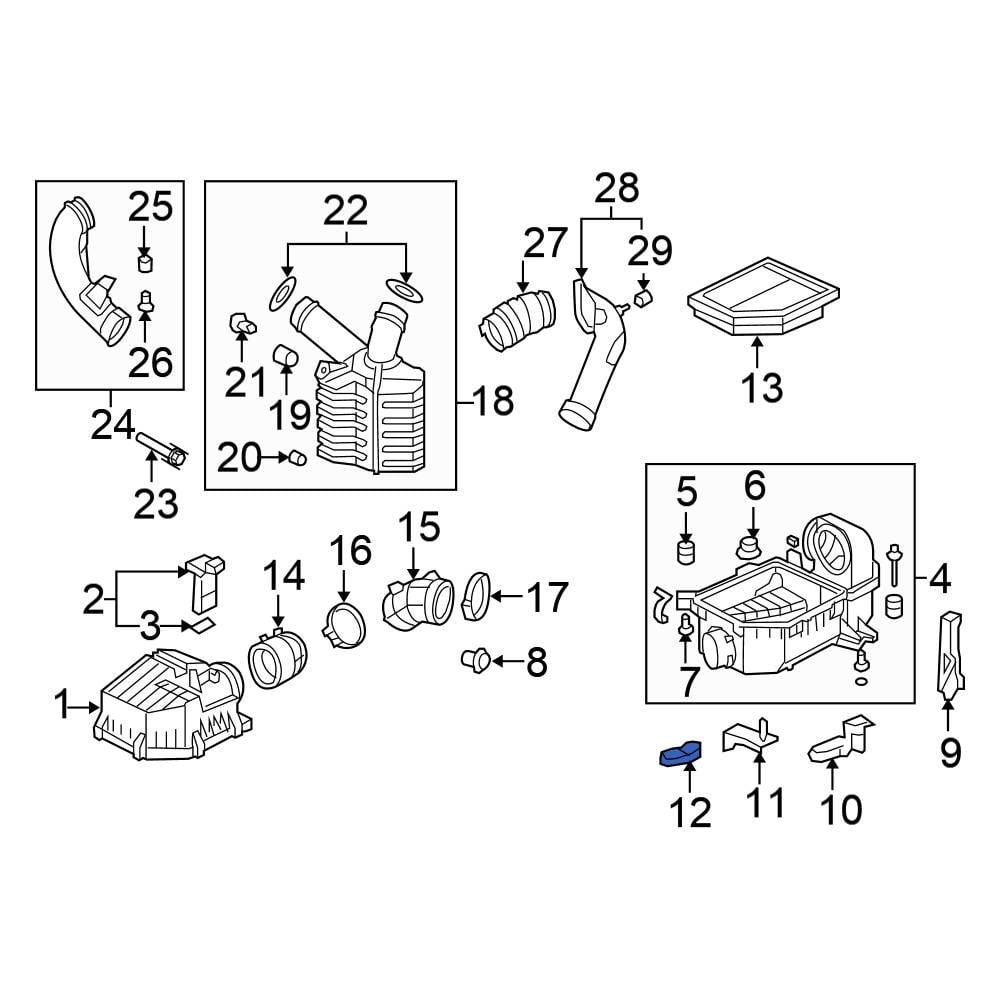 Honda OE 17262RNAA00 - Air Cleaner Bracket