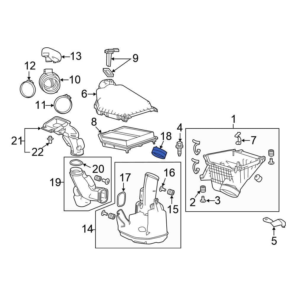 Honda OE 172515A2A00 - Engine Air Intake Hose Adapter