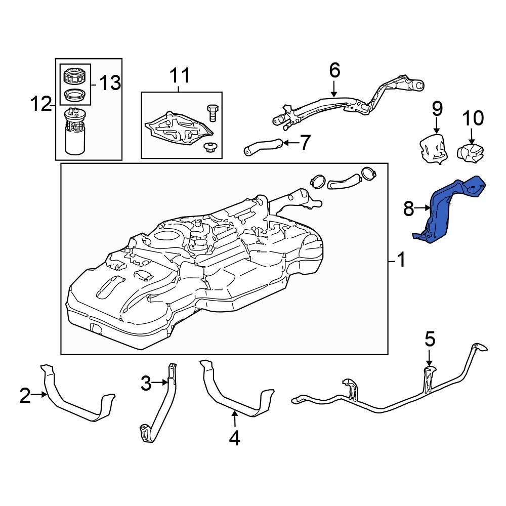 Honda OE 17651SCVA01 Fuel Line Connector