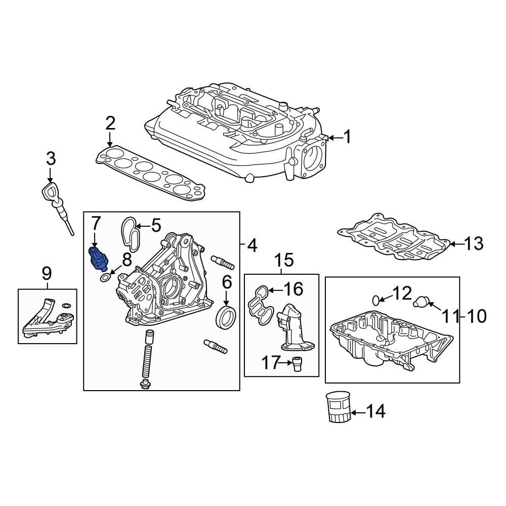 Honda OE 37260RNAA01 - Engine Oil Pressure Switch